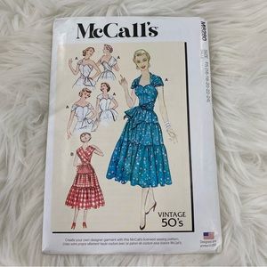 McCall’s Vintage reproduction 1950’s dress pattern